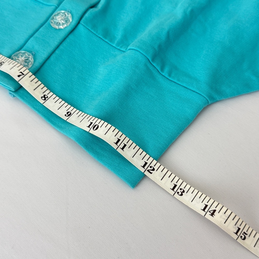 Freddie’s of Pinewood Batwing Cropped Cardigan, UK Size Small in Bright Blue - Picture 3 of 7